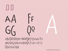 .  Version 1.000 Font Sample