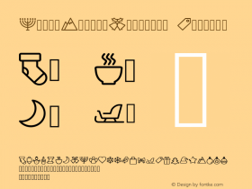 Icon-Works-Holidays Regular Version 1.0图片样张