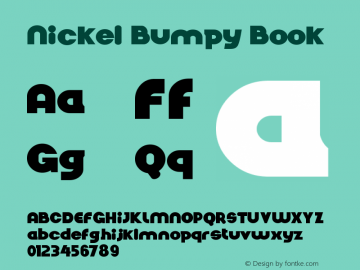 Nickel Bumpy Book Version 1.00 October 21, 201图片样张