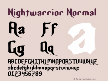 Nightwarrior Normal Version 1.0图片样张