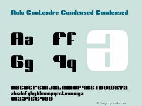 Nolo Contendre Condensed Condensed 2 Font Sample