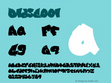 OldsCool ☞ Version 001.000;com.myfonts.ic-fonts.oldscool.regular.wfkit2.4cAY Font Sample