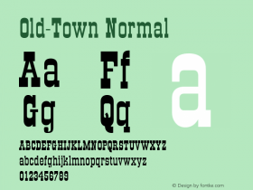 Old-Town Normal 001.000图片样张