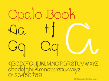 Opalo Book Version 1.0图片样张