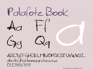 Palafotz Book Version 1.00 October 8, 2011图片样张