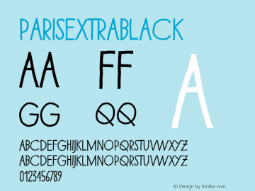 ParisExtraBlack ☞ 4.000;com.myfonts.easy.la-goupil.paris.extra-black.wfkit2.version.4diV Font Sample