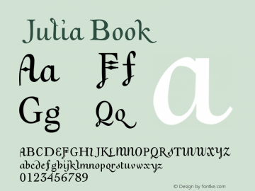 Julia Book 001.000图片样张