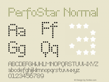 PerfoStar Normal 1.0 Fri Sep 09 13:34:56 1994图片样张