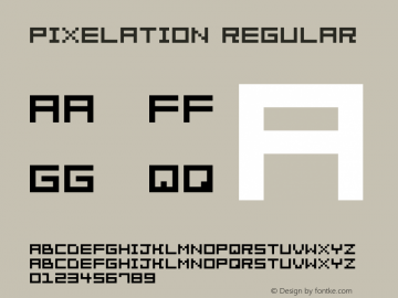 Pixelation Regular 1.0图片样张