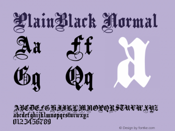 PlainBlack Normal 1.000图片样张