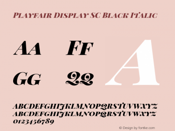 Playfair Display SC Black Italic Version 1.004;PS 001.004;hotconv 1.0.70;makeotf.lib2.5.58329; ttfautohint (v0.96) -l 42 -r 42 -G 200 -x 14 -w 