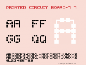 Printed Circuit Board-7 7 Version 1.000图片样张