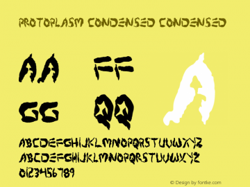 Protoplasm Condensed Condensed Version 2 Font Sample