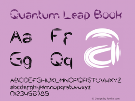 Quantum Leap Book Version 1.00 February 3, 201 Font Sample