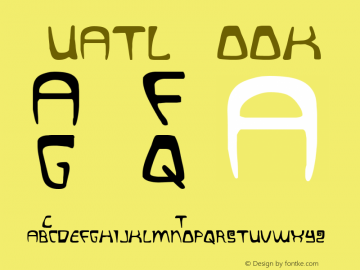 Quatl Book Version 1 Font Sample