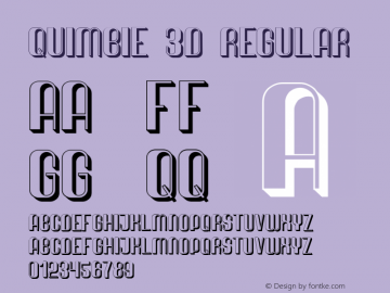 Quimbie 3D Regular Version 001.000图片样张