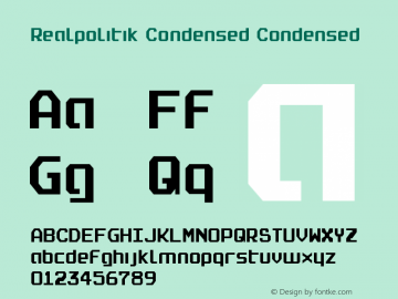 Realpolitik Condensed Condensed 2图片样张