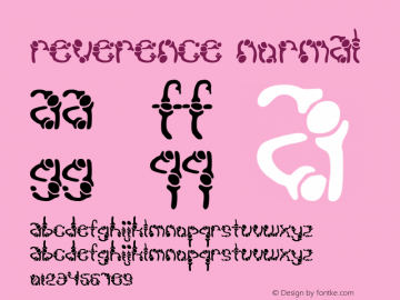 reverence normal snailfonts.v1 Font Sample