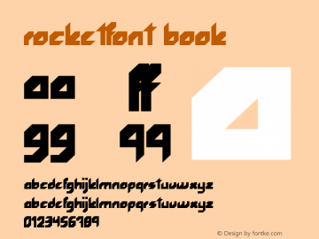Rocketfont Book Version 1.0图片样张