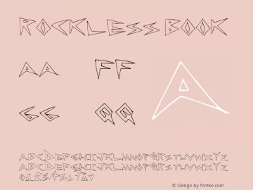 RockLess Book Version 1.00 August 30, 2012 Font Sample