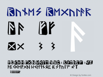Runes Regular Version 1.0图片样张