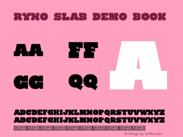 Ryno Slab Demo Book Version 1.000图片样张