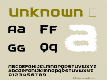 Unknown  This is a protected webfont and is intended for CSS @font-face use ONLY. Reverse engineering this font is strictly prohibited. Font Sample