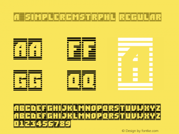 a_SimplerCmStrpHl Regular 01.03 Font Sample