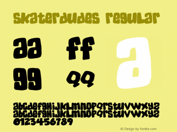 SkaterDudes Regular 2图片样张
