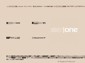 Sky TV Channel Logos Regular Version 1.0 Font Sample