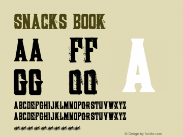 SNACKS Book Version 1.00 January 7, 2011图片样张