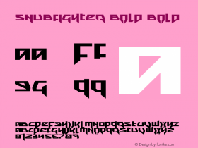 Snubfighter Bold Bold 001.000 Font Sample