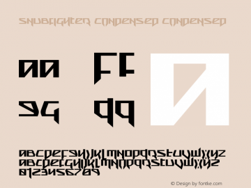 Snubfighter Condensed Condensed 001.000图片样张