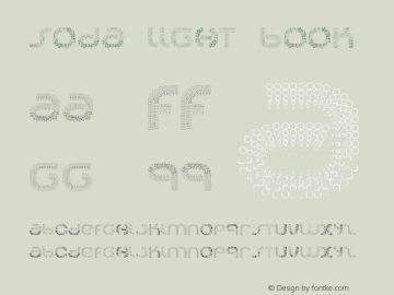 soda light Book Version 1.0 Font Sample