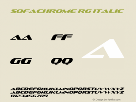 Sofachrome Rg Italic Version 4.000图片样张