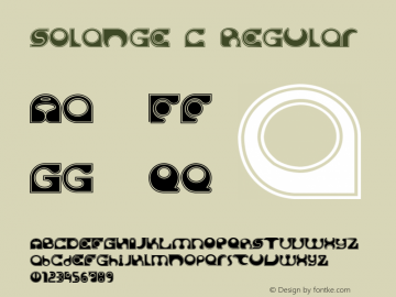 Solange C Regular Version 1.1; 2003图片样张
