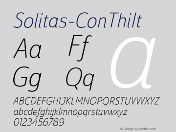 Solitas-ConThiIt ☞ 1.000;com.myfonts.easy.insigne.solitas.con-thin-italic.wfkit2.version.4oea图片样张