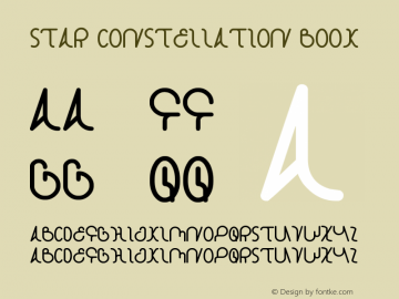 star constellation Book Version 1.00 March 24, 2012, Font Sample