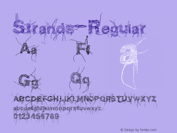 Strands-Regular ☞ Version 1.00 2010;com.myfonts.easy.jen-deangelis.strands.strands-regular.wfkit2.version.3uJB Font Sample