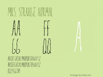 Mrs. Strange Normal 1.1图片样张