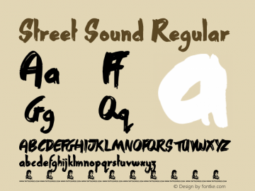 Street Sound Regular Version 1.00 December 5, 2015, initial release Font Sample