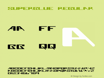 Superglue Regular OTF 3.000;PS 001.001;Core 1.0.29图片样张