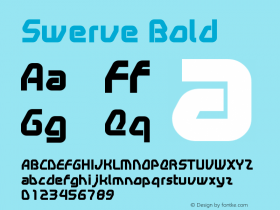 Swerve Bold Macromedia Fontographer 4.1.5 12/5/00 Font Sample
