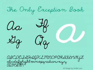 The Only Exception Book Version 1.002 2012图片样张