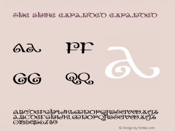 The Shire Expanded Expanded 1 Font Sample