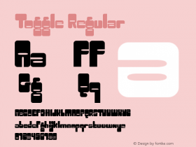 Toggle Regular Macromedia Fontographer 4.1.2 5/10/99图片样张