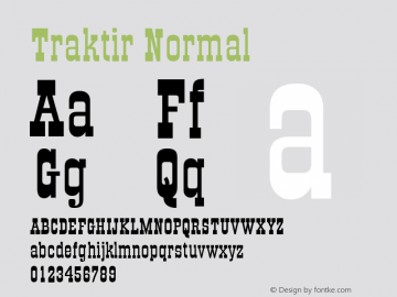 Traktir Normal 001.001图片样张