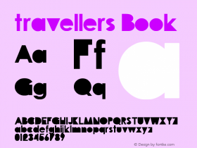 travellers Book Version 1.00 October 23, 200 Font Sample