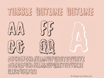 Tussle Outline Outline Version 1.0图片样张