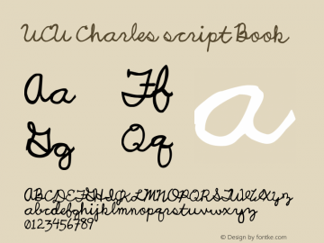 UCU Charles script Book Version 1.00 March 8, 2011, Font Sample
